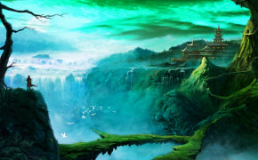 Fantasy Waterfall Cool Wallpaper 112083