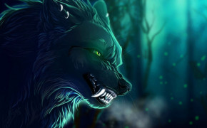 Fantasy Wolf Dark High Definition Wallpaper 112160