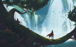 Fantasy Waterfall HD Wallpaper 112065