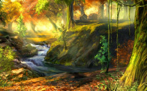 Fantasy Forest Cool Desktop Wallpaper 111359