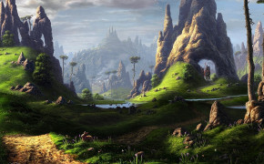Fantasy Place Background Wallpaper 111767