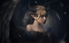 Fantasy Child Dark HD Desktop Wallpaper 111218