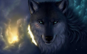 Fantasy Wolf Dark Wallpaper 112161