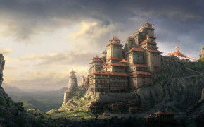 Fantasy Building Cool Background Wallpapers 111150