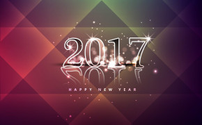 Happy New Year 2017 Logo Wallpaper HD 11376