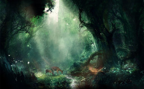 Fantasy Deer HD Wallpaper 111284