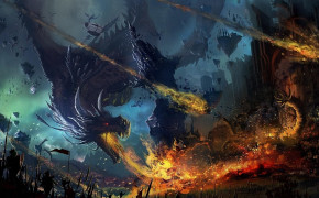 Dragon Battle Dark Best Wallpaper 110820
