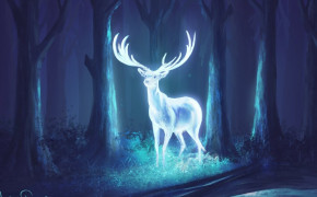 Fantasy Deer Cool Background Wallpaper 111290