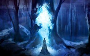 Fantasy Portal Dark Background Wallpaper 111811