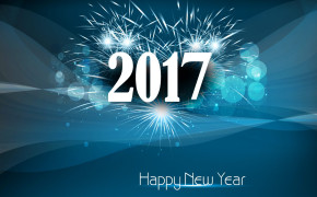 Happy New Year 2017 Logo Desktop Wallpaper 11374