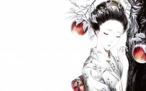 Geisha Cool Desktop Wallpaper 112203