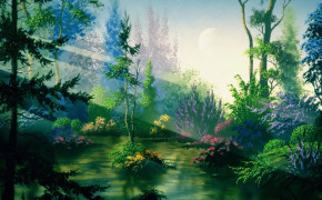 Fantasy Forest Cool Background Wallpaper 111357