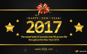Happy New Year 2017 Logo Background Wallpaper 11373