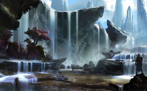 Fantasy Waterfall Cool HD Desktop Wallpaper 112078