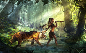 Fantasy Tiger HD Wallpaper 111954