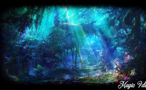 Fantasy Forest Background Wallpaper 111348