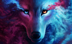 Fantasy Wolf Desktop Wallpaper 112142