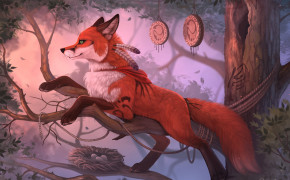 Fantasy Fox Cool Background Wallpaper 111384