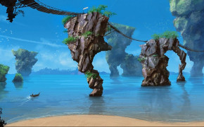 Fantasy Ocean HD Background Wallpaper 111700