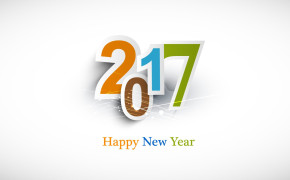 Happy New Year 2017 Logo Wallpaper 11377
