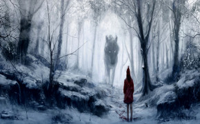 Red Riding Hood Cool Background Wallpaper 112638
