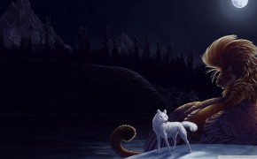 Fantasy Animal Dark HD Desktop Wallpaper 111057