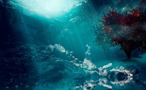 Fantasy Underwater Dark HD Wallpaper 112015