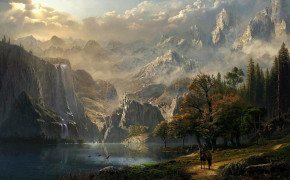 Fantasy Landscape Cool Background Wallpaper 111551