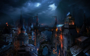 Fantasy City Dark High Definition Wallpaper 111249