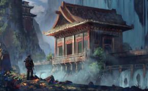 Fantasy Temple Cool High Definition Wallpaper 111936