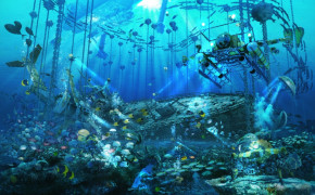 Fantasy Underwater Background Wallpaper 111999