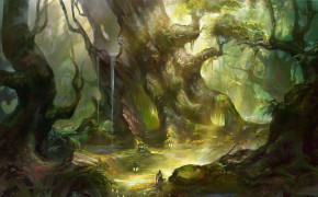 Fantasy Jungle HD Desktop Wallpaper 111490
