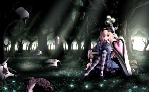 Alice In Wonderland Dark Wallpaper 110537