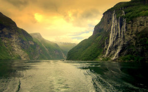 Seven Sisters Waterfall Norway Wallpaper HD 118409