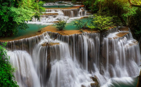Erawan Waterfall National Park Thailand Desktop Wallpaper 115210