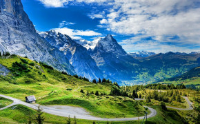 Alps Mountain Background Wallpaper 117010