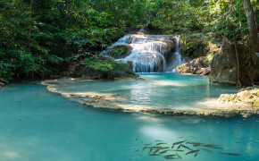 Erawan Waterfall National Park Thailand Wallpaper 115213