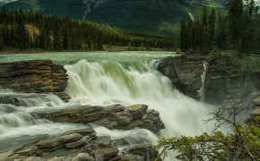 Athabasca Falls Widescreen Wallpapers 117303