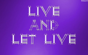 Live And Let Live Quotes Wallpaper 10740