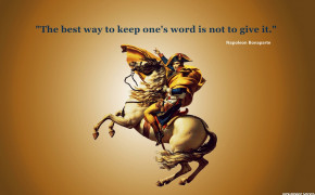 Napoleon Bonaparte Best Way Quotes Wallpaper 10801