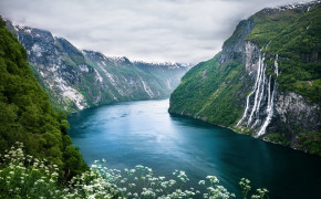 Seven Sisters Waterfall Norway Western Norwa Best HD Wallpaper 118414