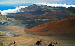 Haleakala Crater Shield Volcano Background Wallpaper 114116