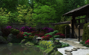 Zen Garden Nature Background Wallpaper 119696
