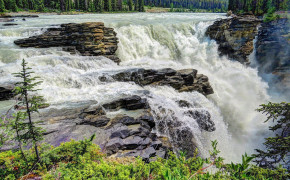 Athabasca Falls Jasper National Park Wallpaper 117311