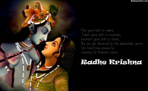 Radhe Krishna Quotes Wallpaper 10845