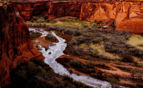 Canyon De Chelly National Monument Cliff Background Wallpaper 118126