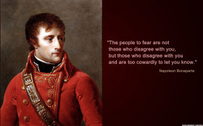 Napoleon Bonaparte People Disagree Quotes Wallpaper 10802