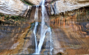 Calf Creek Falls Waterfall Best Wallpaper 118000