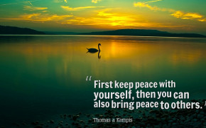 Peacefull Quotes Wallpaper 10834
