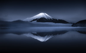 Mount Fuji Night HD Desktop Wallpaper 116050
